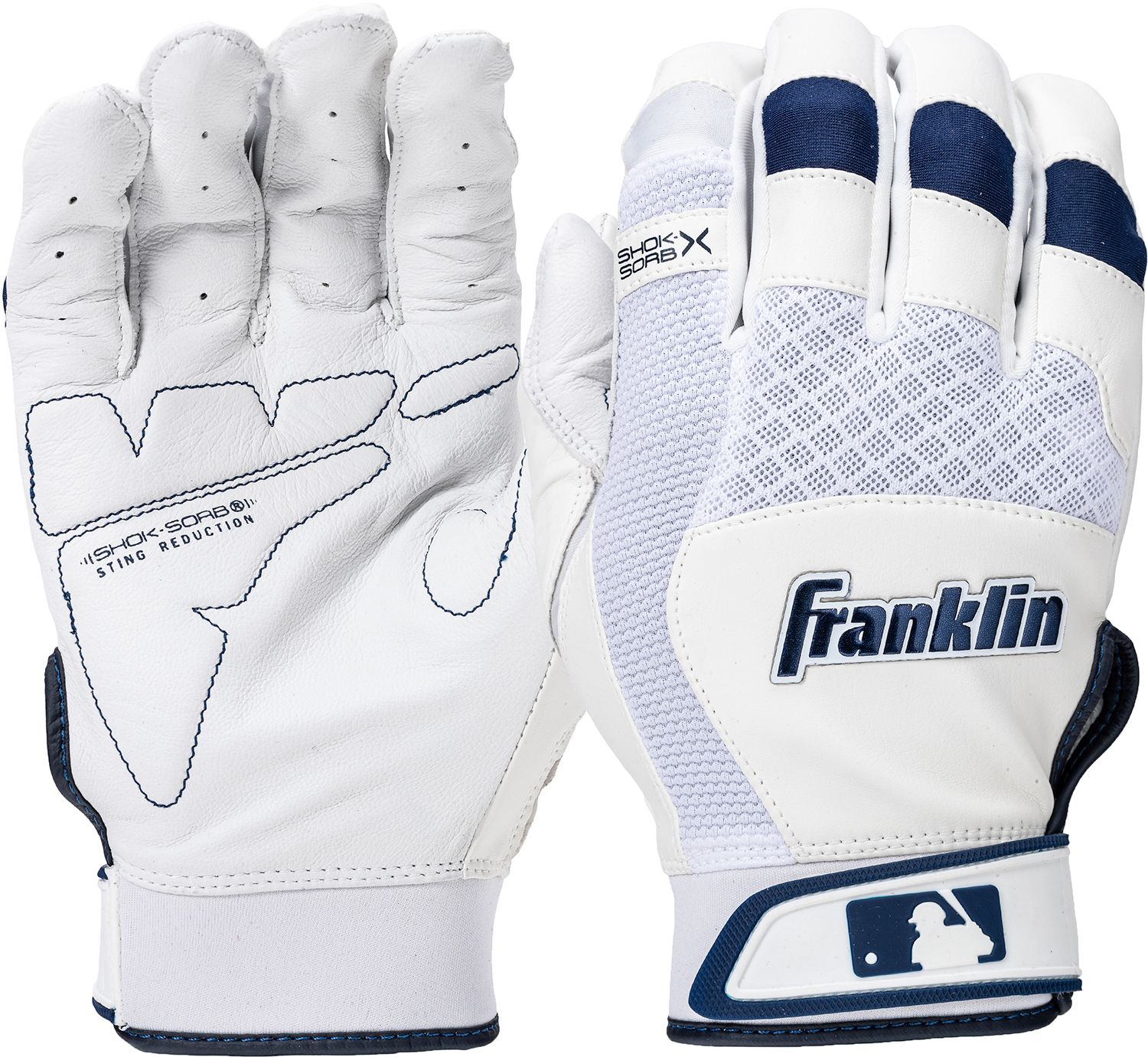 Franklin Adult Shok-Sorb X Batting Gloves