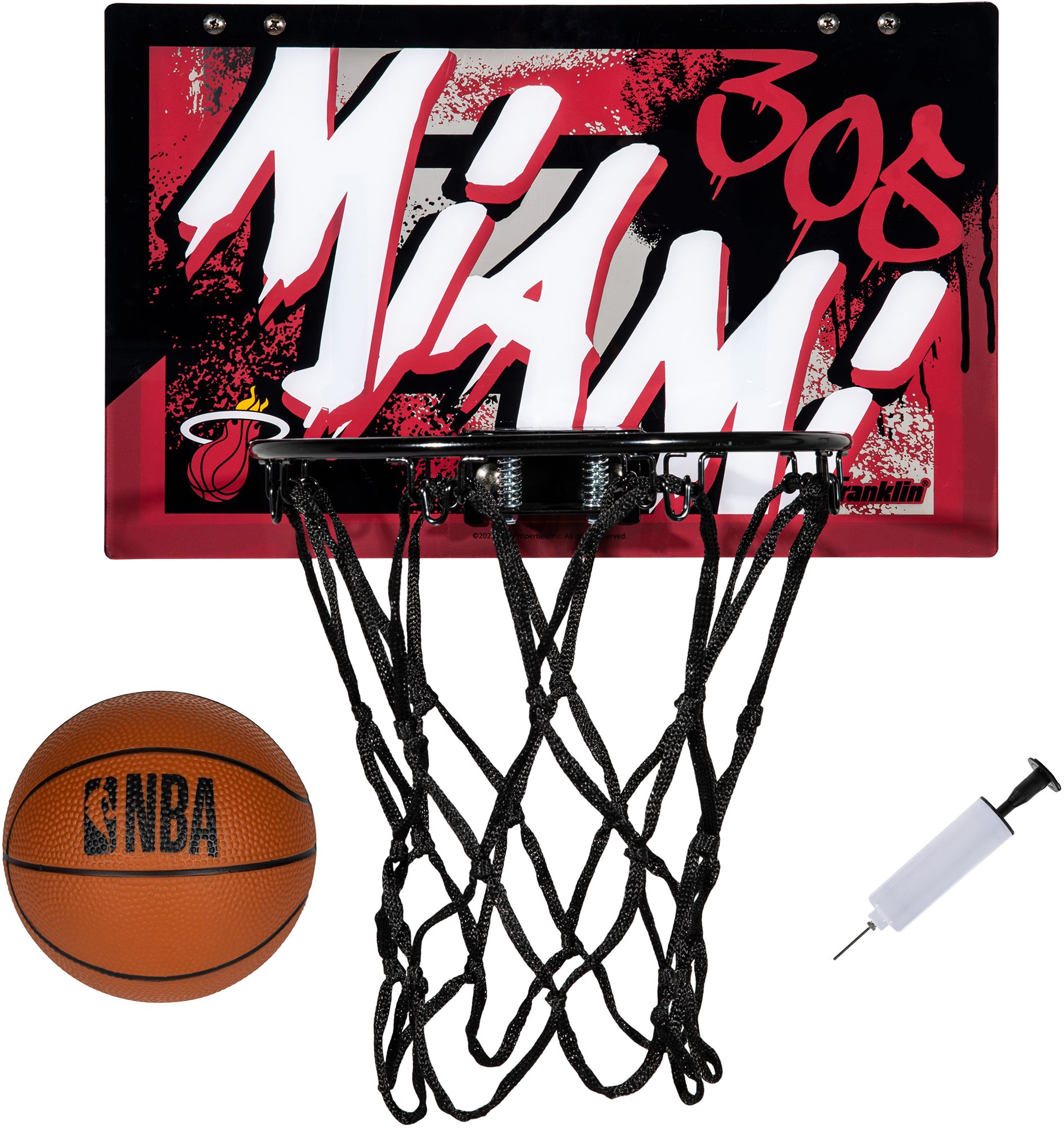 Franklin Miami Heat Over The Door Hoop Set product image