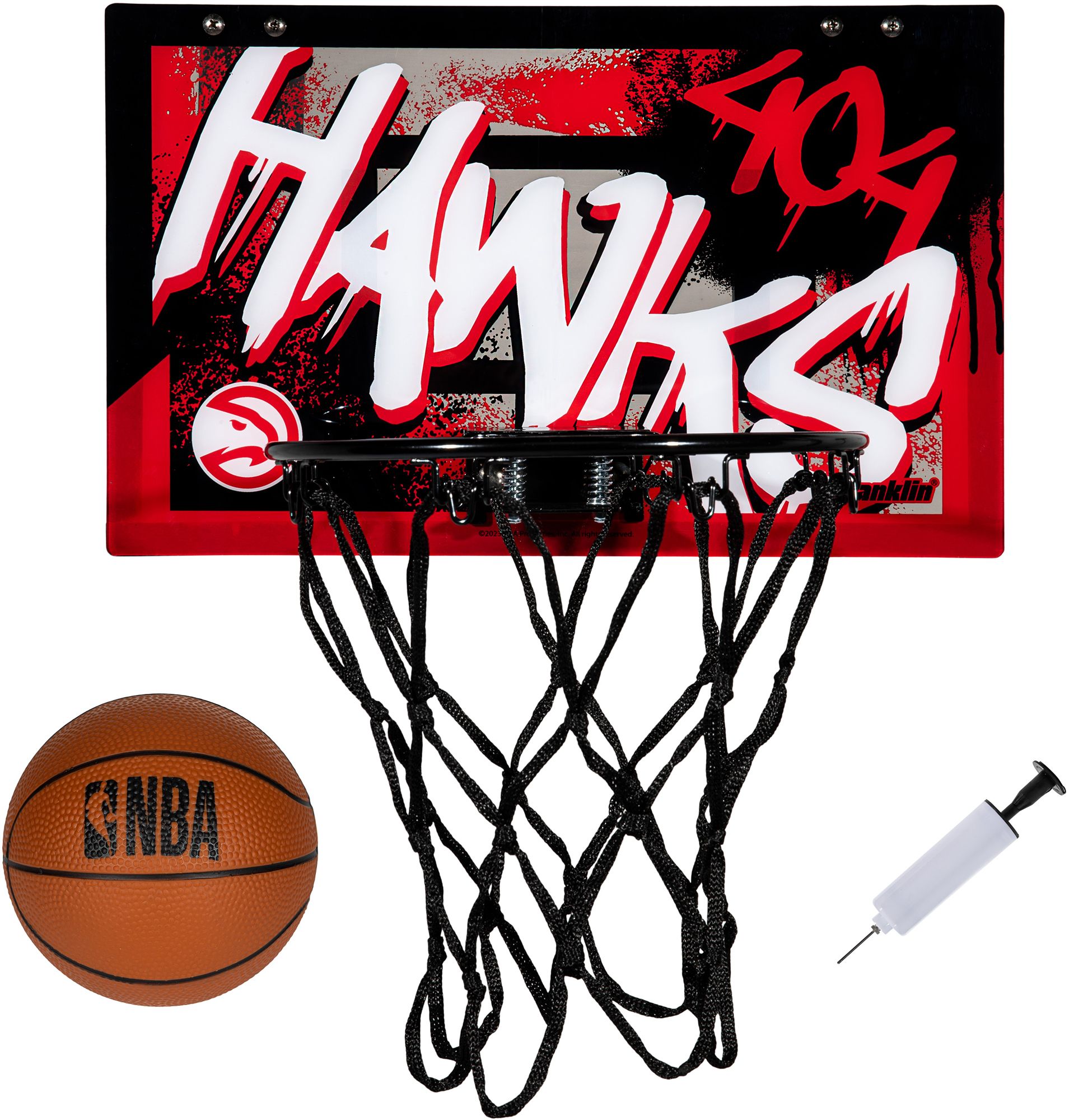 Franklin Atlanta Hawks Over The Door Hoop Set product image