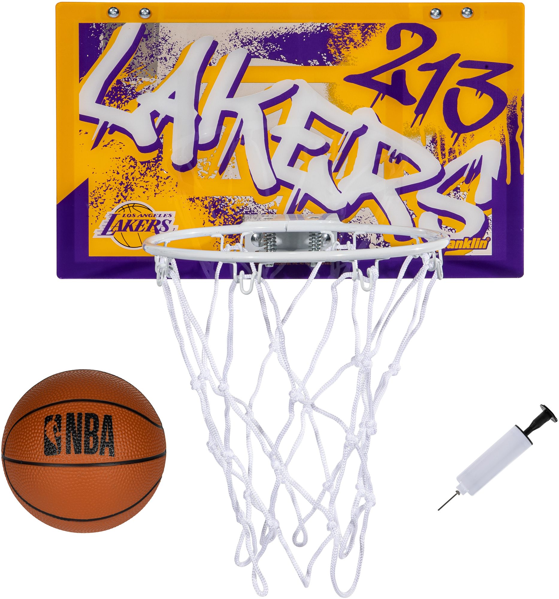 Franklin Los Angeles Lakers Over The Door Hoop Set product image