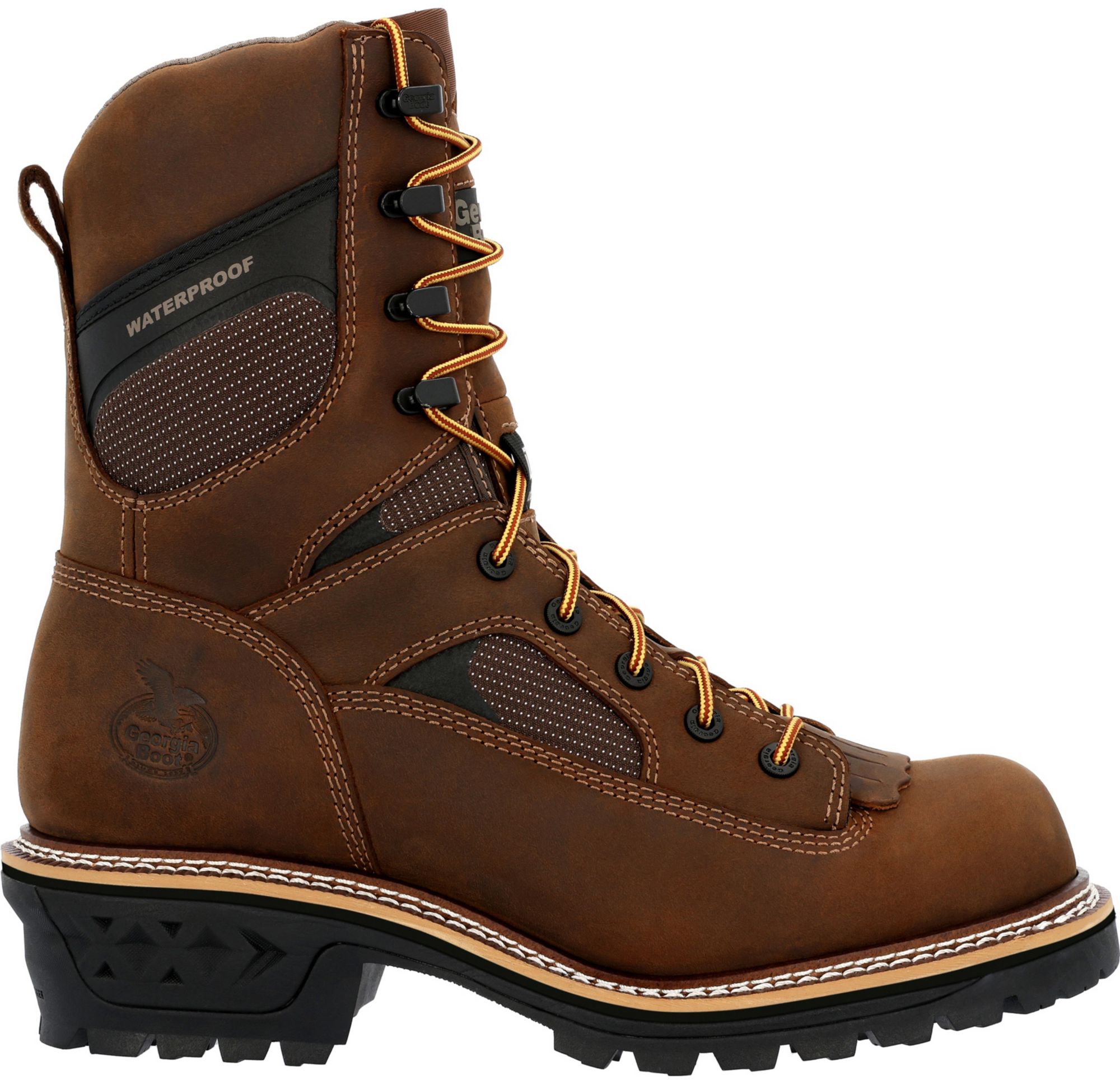 Georgia Boots Men's LTX 9" Logger Waterproof Composite Toe Work Boots product image