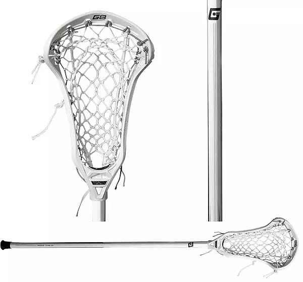 Gait Women's Whip 2 Complete Lacrosse Stick w/ Flex Mesh, White