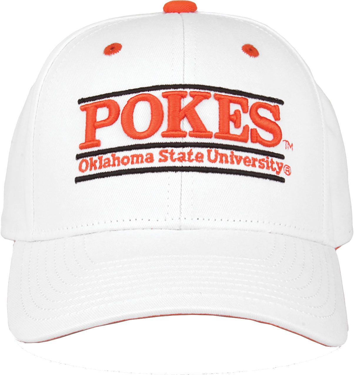 The Game Men's Oklahoma State Cowboys White Nickname Adjustable Hat