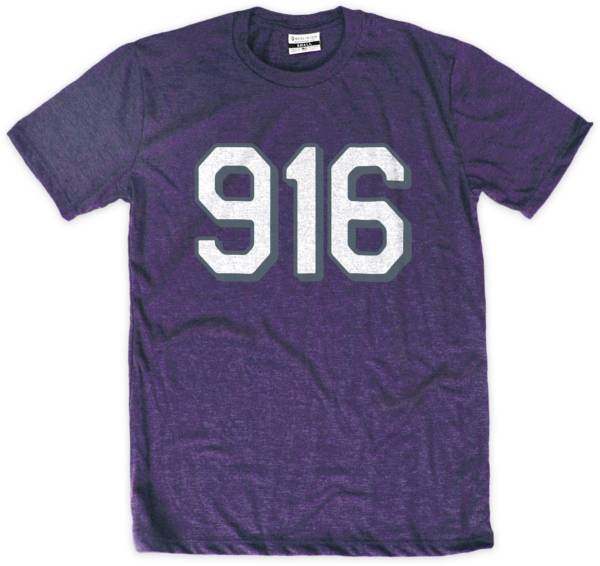 Where I'm From Sacrimento 916 Purple T-Shirt product image