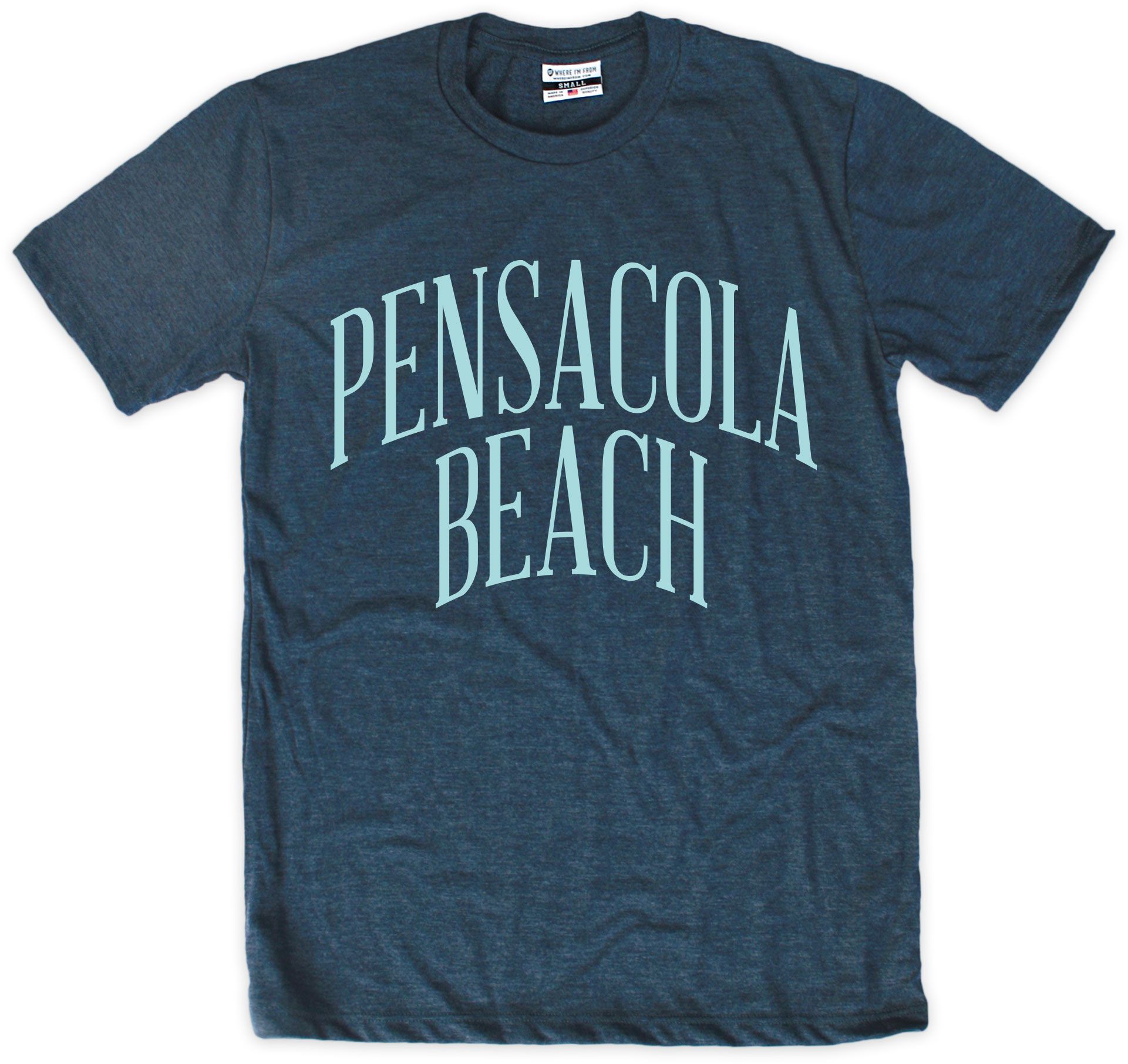 Where I'm From Adult Pensacola Beach City Arch T-Shirt