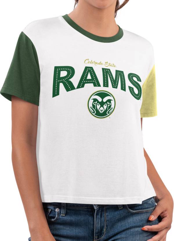 Men's Champion Gray Colorado State Rams Football Jersey Long Sleeve T-Shirt