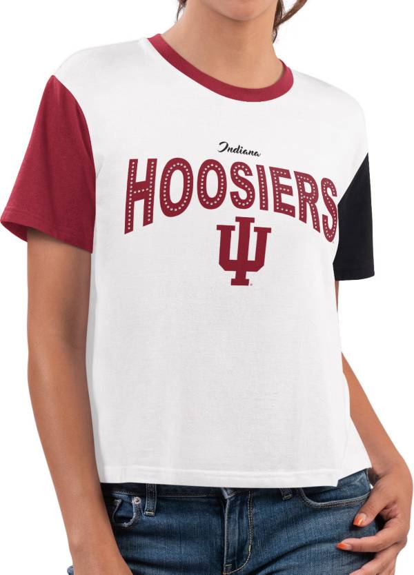 G-III for Her Women's Indiana Hoosiers White Sprint T-Shirt product image