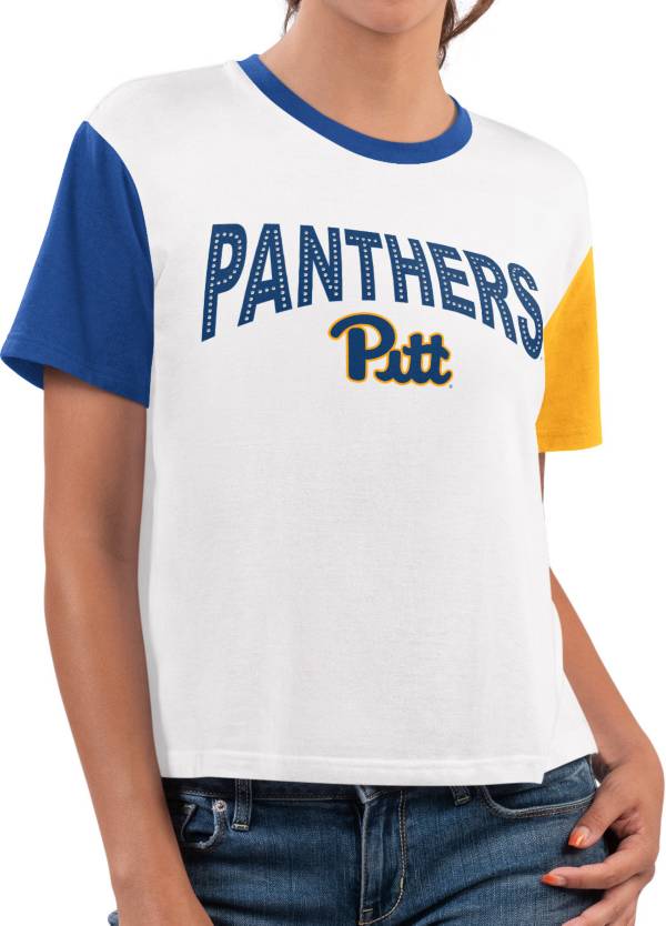 G-III for Her Women's Pitt Panthers White Sprint T-Shirt product image