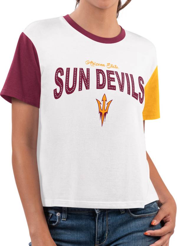 G-III for Her Women's Arizona State Sun Devils White Sprint T-Shirt product image