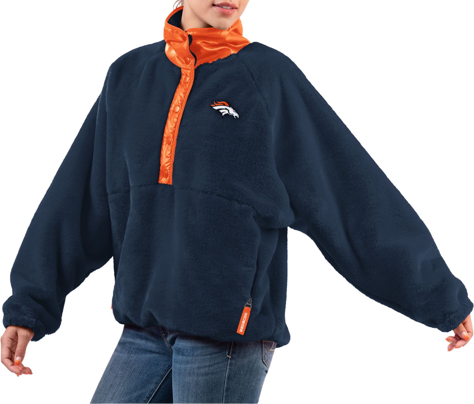 G-III for Her Women's Denver Broncos Centerfield Navy Jacket