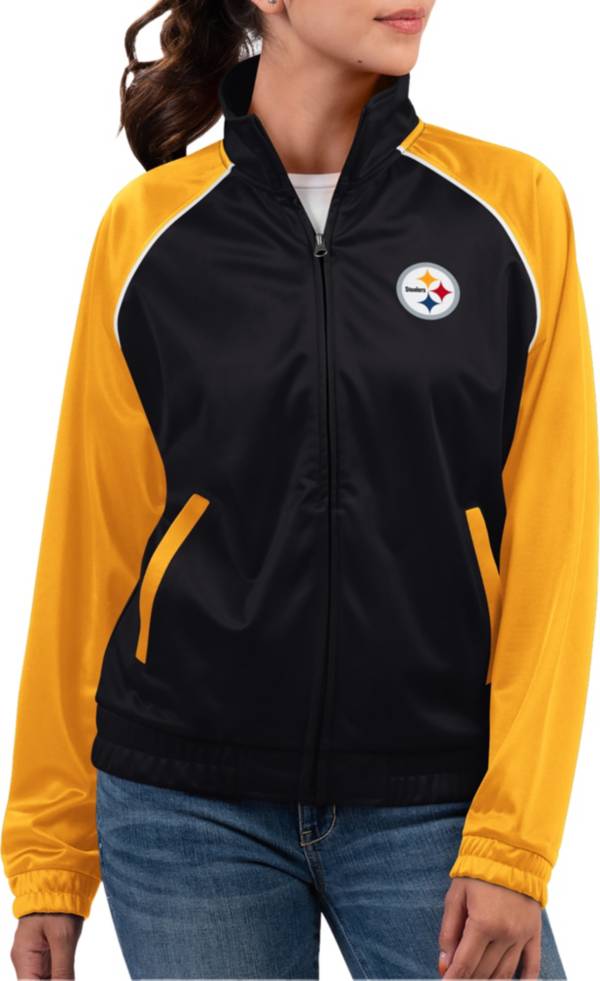 G-III for Her Women's Pittsburgh Steelers Black Show Up Jacket