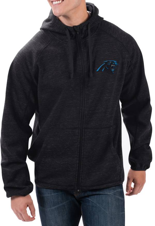 G-III Men's Carolina Panthers Playmaker Black Full-Zip Jacket product image