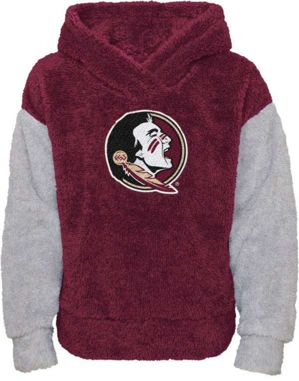 Toddler Colosseum Black Florida State Seminoles Creative Control Raglan  Quarter-Zip Hoodie