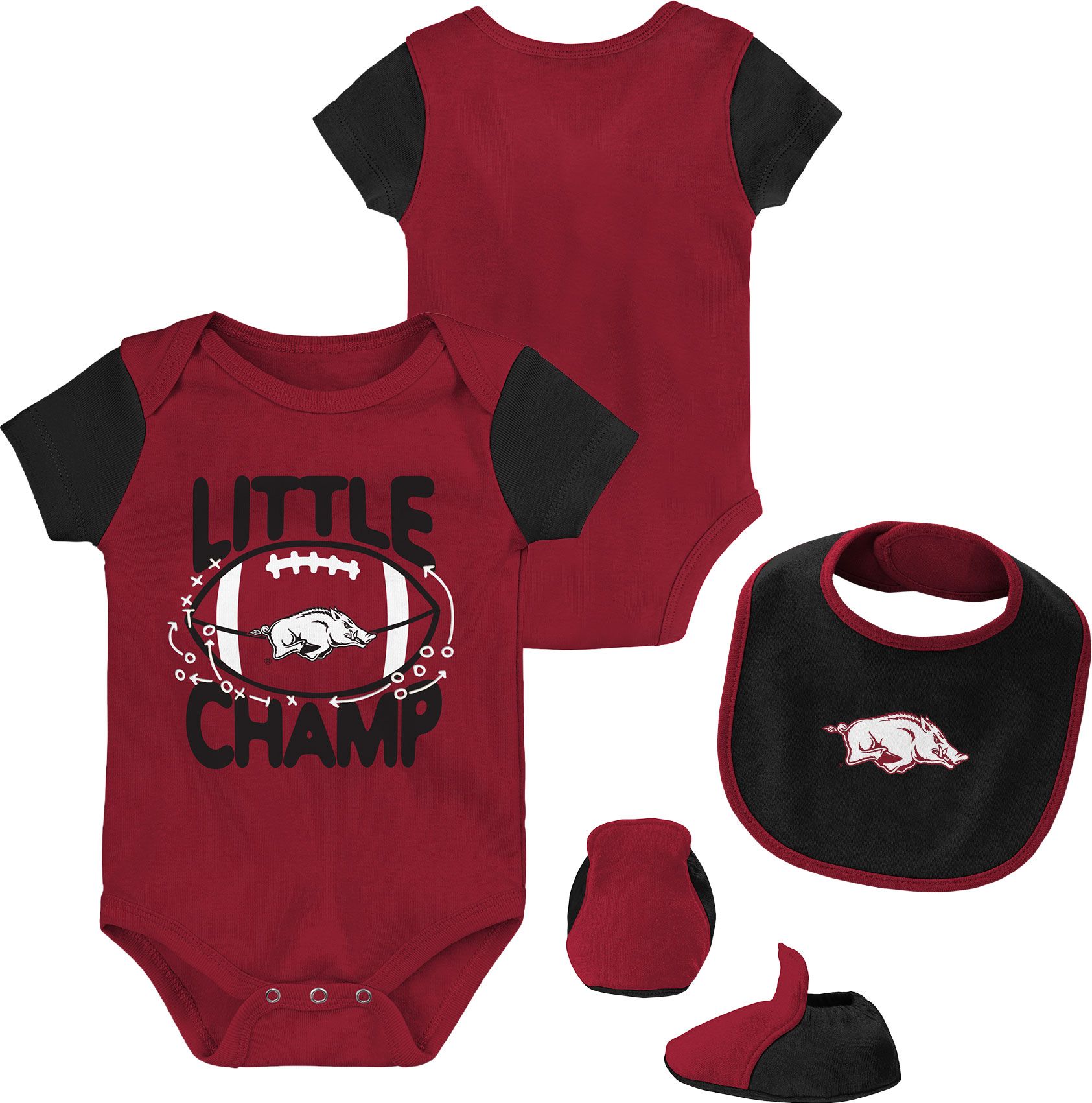 Gen2 Newborn Arkansas Razorbacks Lil' Champ 3-Piece Set product image