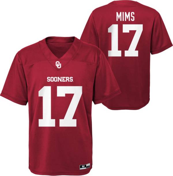 Gen2 Youth Oklahoma Sooners Marvin Mims Jr. Crimson Replica Jersey product image