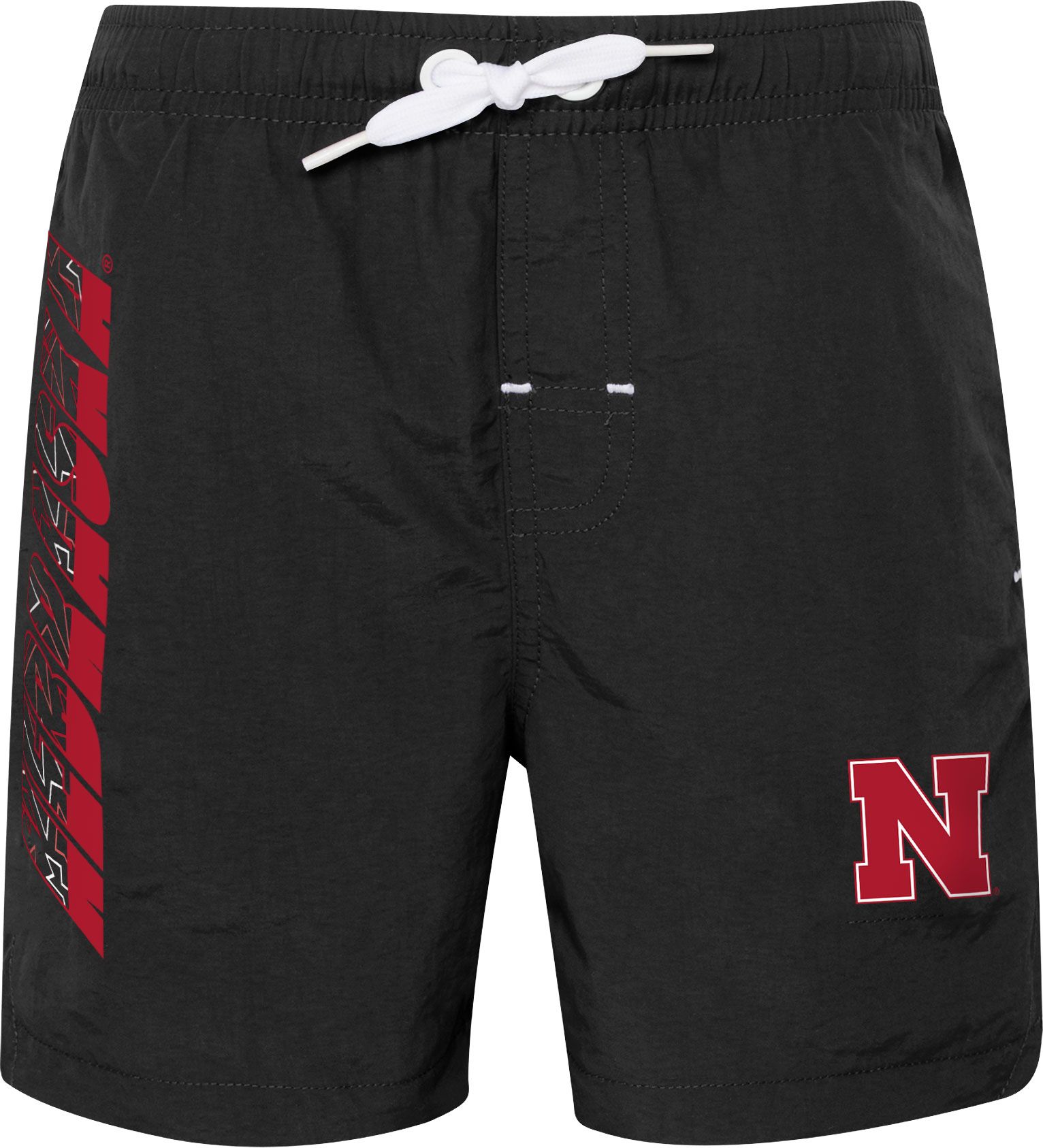 Gen2 Little Kids' Nebraska Cornhuskers Black Board Shorts