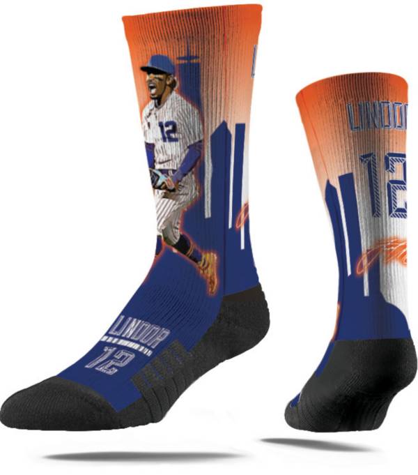 Strideline Men's New York Mets Francisco Lindor Hometown Hero Sock product image
