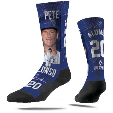 sorry, Strideline Men's New York Mets Pete Alonso Montage Sock is currently out of stock