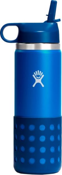 Hydro Flask 20oz Wide Mouth Kids Bottle With Straw Lid – Scattered