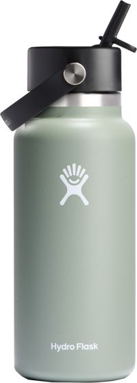 Hydro Flask 32 oz. Water Bottle - Stainless Steel, Reusable, Vacuum  Insulated- Wide Mouth with Leak Proof Flex Cap