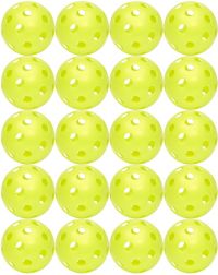 Hot Glove Plastic Practice Softballs - 20 Pack