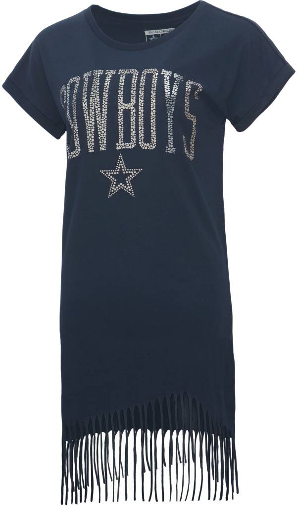 Lauren James Women's Dallas Cowboys Mesh White Jersey