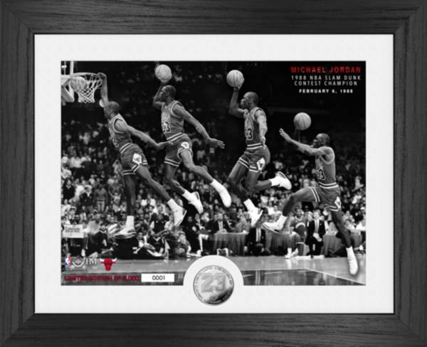 Highland Mint Chicago Bulls Michael Jordan 1988 Slam Dunk Contest