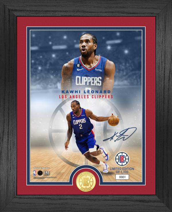 Highland Mint Los Angeles Clippers Kawhi Leonard Legends Bronze Coin Photo Frame