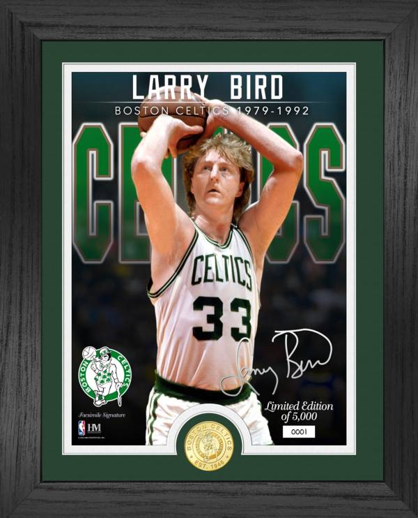 Highland Mint Boston Celtics Larry Bird Bronze Coin Photo Frame | Dick ...