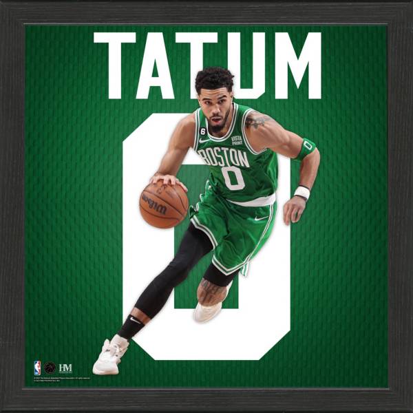 Highland Mint Boston Celtics Jayson Tatum Impact Jersey Photo Frame product image