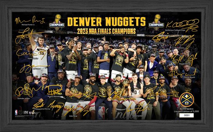 Denver Nuggets 2023 NBA Champions Memorable Moments Photo Mint