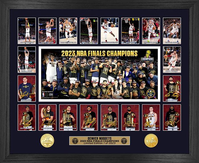 Men's Denver Nuggets Nikola Jokic Nike White 2023 NBA Finals Champions MVP  T-Shirt