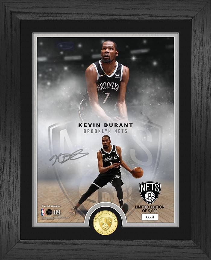 Highland Mint Brooklyn Nets Kevin Durant Legends Bronze Coin Photo Frame