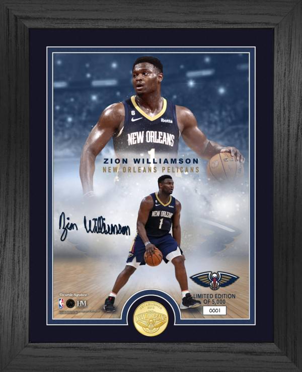 Highland Mint New Orleans Pelicans Zion Williamson Legends Bronze Coin Photo Frame product image