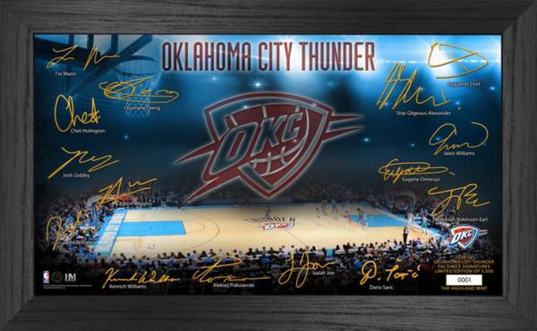 Highland Mint Oklahoma City Thunder 2022-2023 Signature Court Photo Frame product image