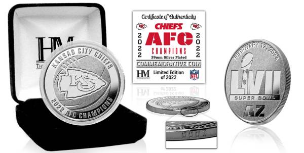 Highland Mint AFC Conference Champions Kansas City Chiefs Silver Coin product image