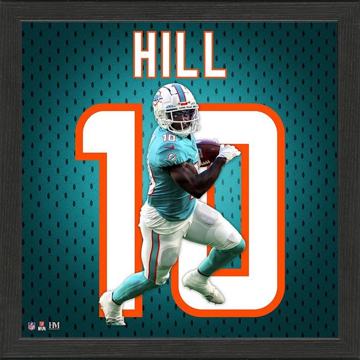 Tyreek Hill Miami Dolphins Signed Autograph Teal Custom Jersey