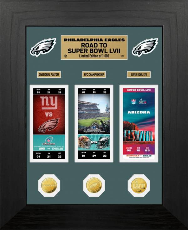 Highland Mint Super Bowl LVII Bound Philadelphia Eagles Deluxe Commemorative Ticket Photo Mint product image