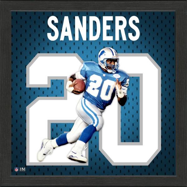 Detroit lions sanders clearance jersey