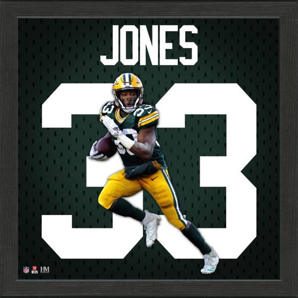 Green Bay Packers Road Game Jersey - Aaron Jones - Mens