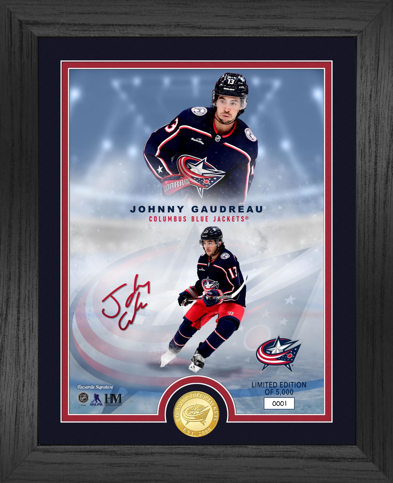 Johnny gaudreau columbus blue jackets jersey