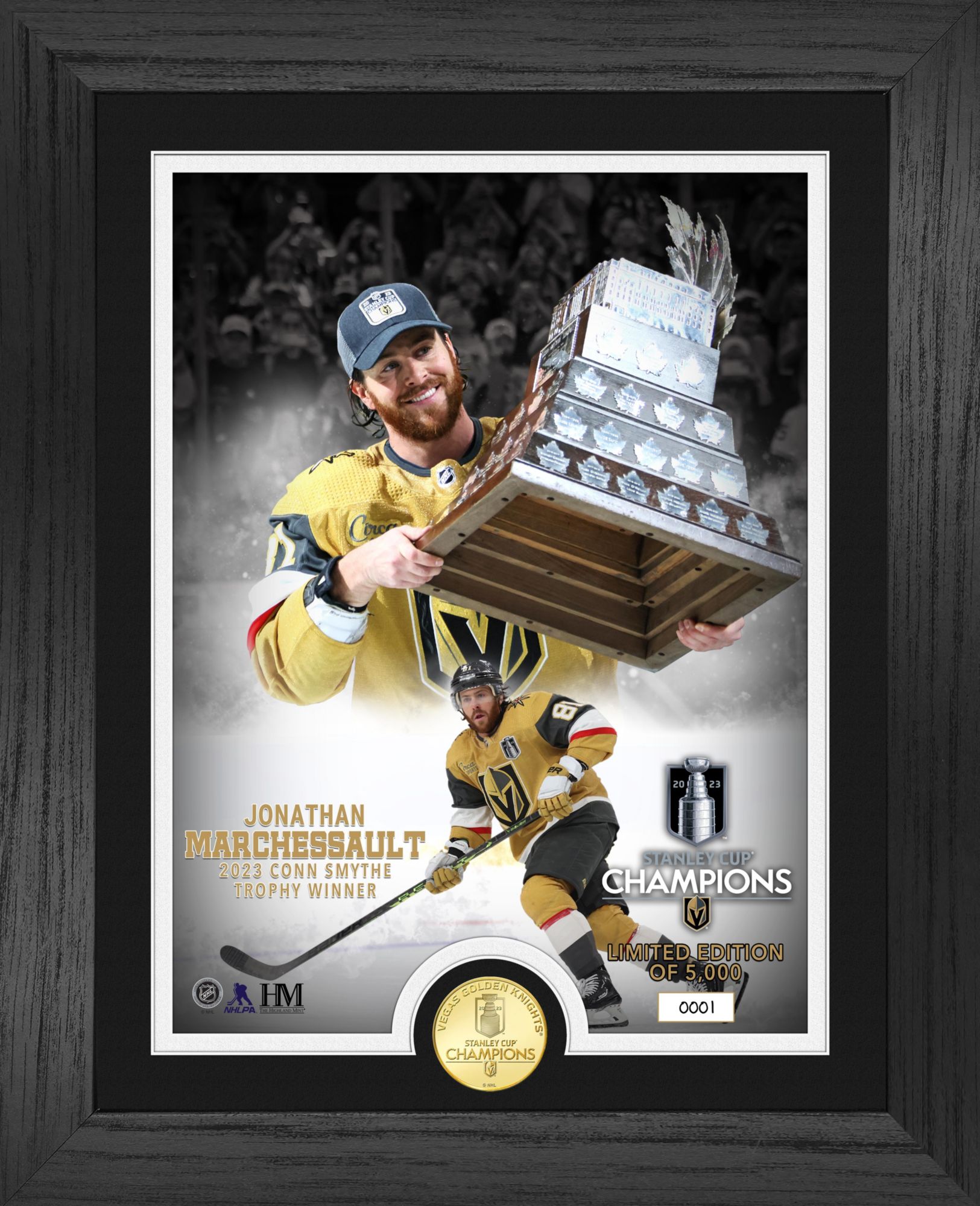 Highland Mint 2022-2023 Stanley Cup Champions Vegas Golden Knights Jonathan Marchessault Conn Smythe Coin Photo