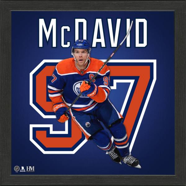 Highland Mint Edmonton Oilers Connor McDavid Impact Jersey Photo Frame
