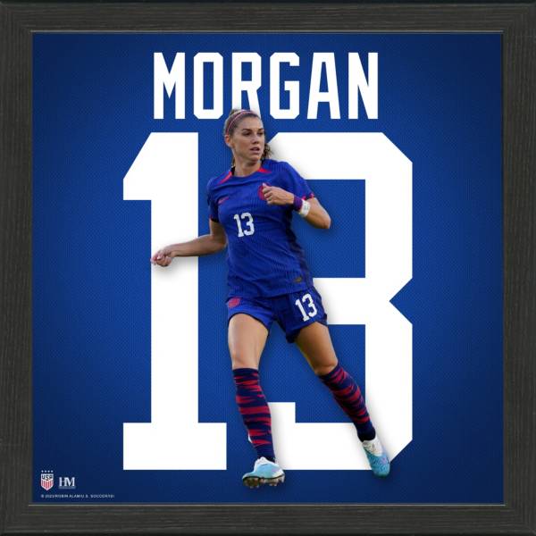 Highland Mint USWNT Alex Morgan #13 Impact Jersey Frame