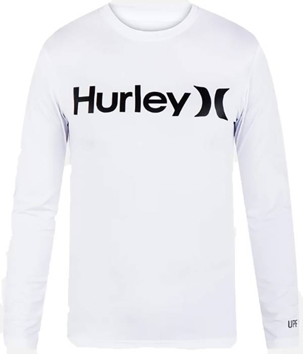 Hurley One and Only Long Sleeve Zip Front Rashguard