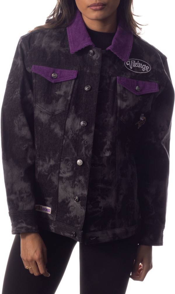 The Wild Collective Women's Minnesota Vikings Denim Jacket