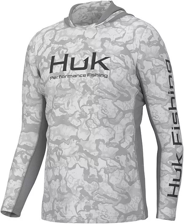 Huk Men's Icon x Inside Reef Hoodie - Large - Harbor Mist