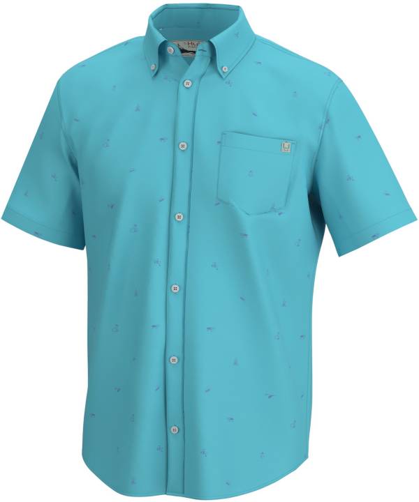 Huk Men's Kona Short Sleeve Shirt | Performance Button Down