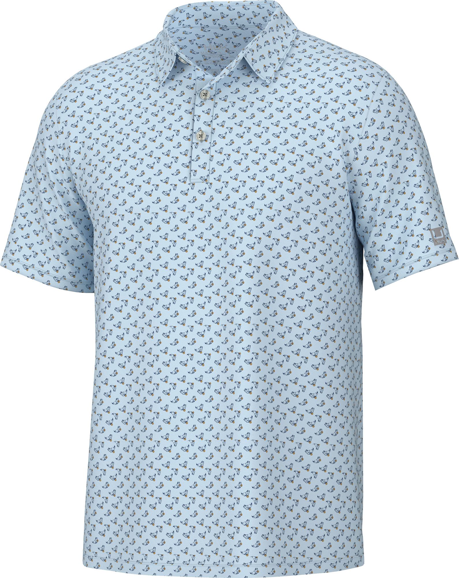HUK Men's Polka Fish Pursuit Polo product image