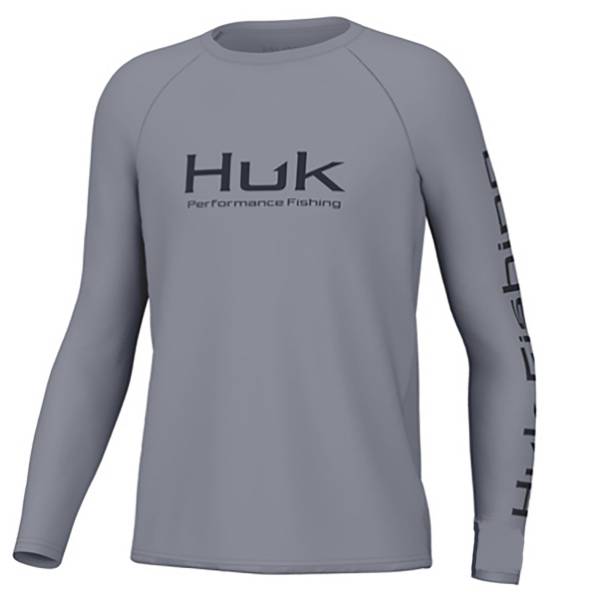 HUK Youth Refraction Double Header Long Sleeve - Hunt Camo Club from HUK -  CHAOS Fishing